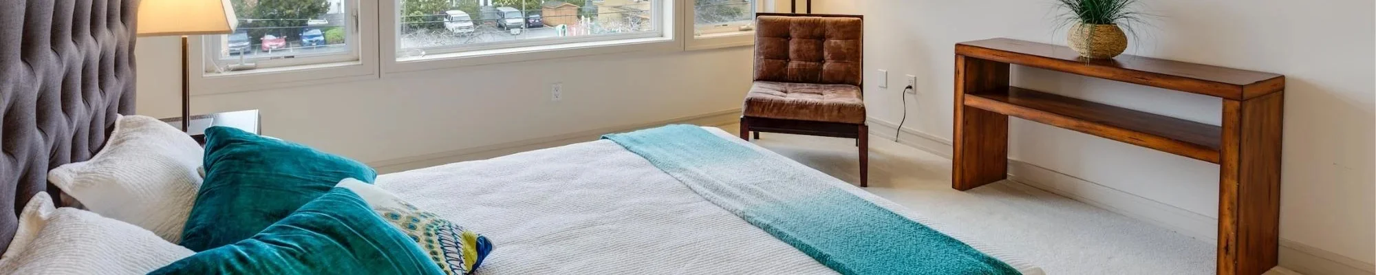 Carpet flooring in a bedroom in Rapid City, SD area | Altimate Flooring
